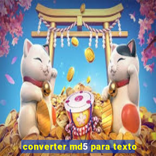 converter md5 para texto