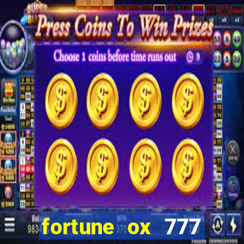 fortune ox 777 fortuna 77