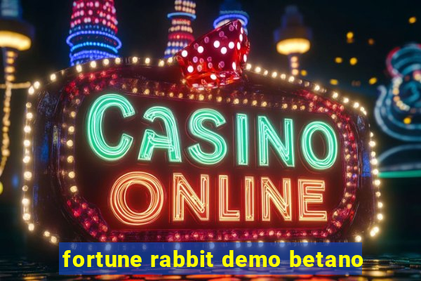 fortune rabbit demo betano