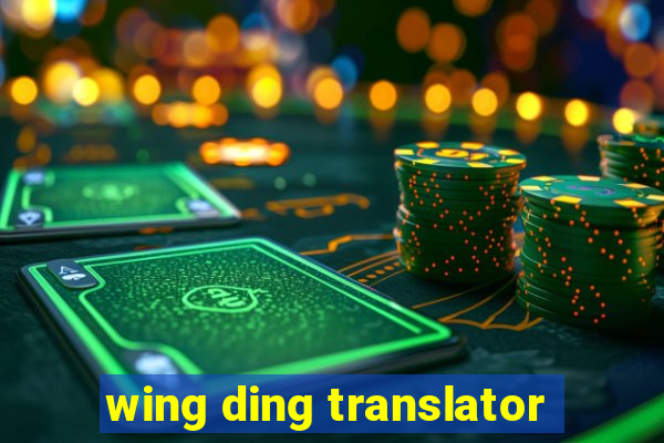 wing ding translator