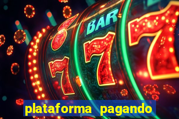 plataforma pagando fortune tiger