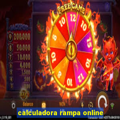 calculadora rampa online