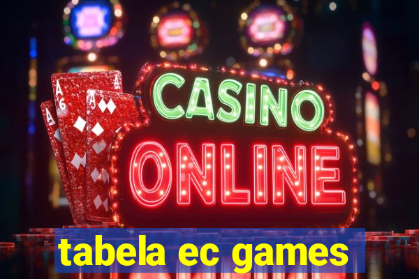 tabela ec games