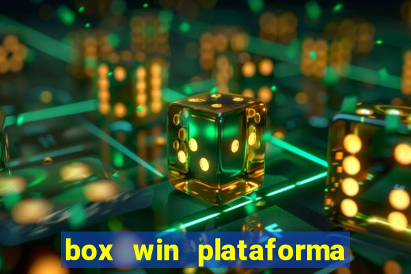 box win plataforma de jogos