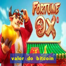 valor do bitcoin em 2020