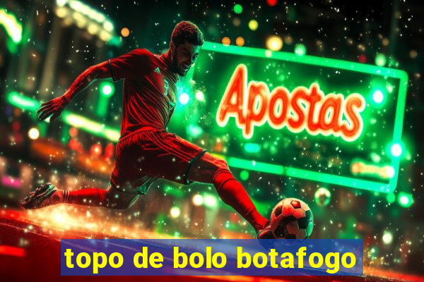 topo de bolo botafogo