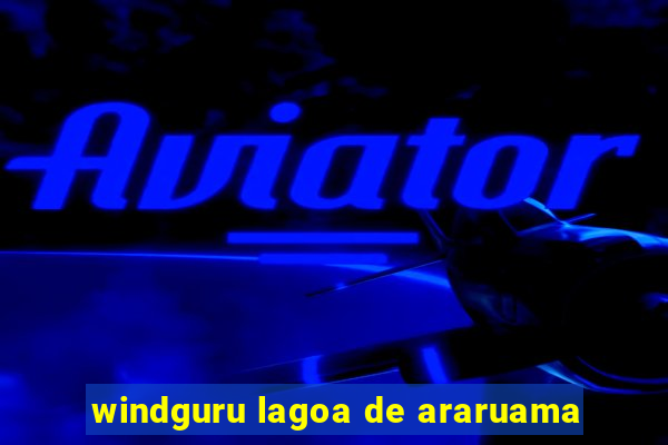 windguru lagoa de araruama